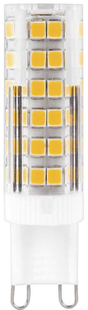 ЛАМПА СВЕТОДИОД. G9 "FERON" 7ВТ 220В  4600K ХОЛ. СВЕТ 60Х16ММ ПРОЗР. LB-433 арт.25767
