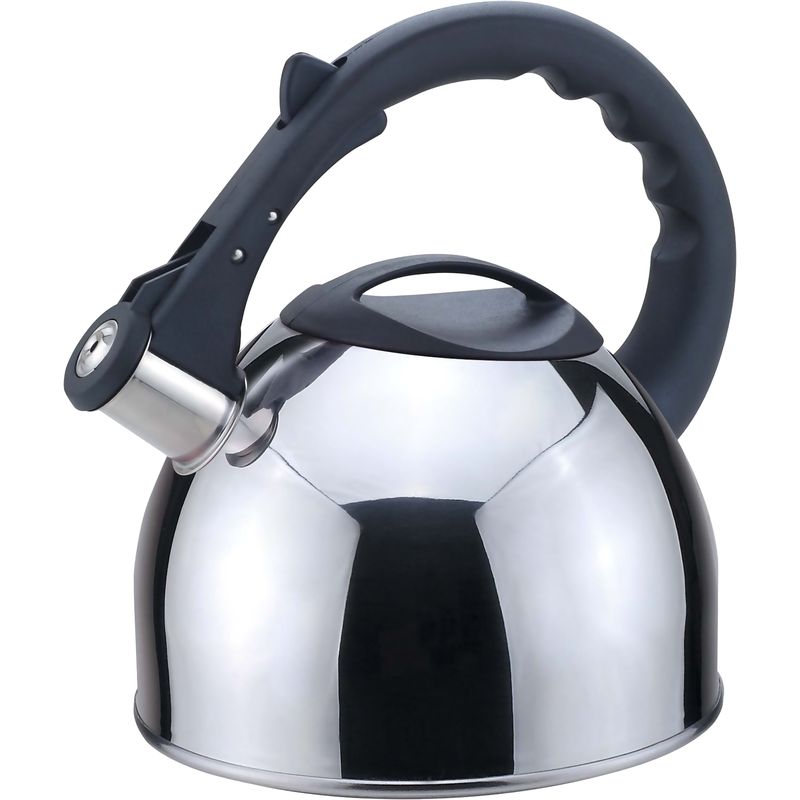Чайник нерж. Mallony 2,5л MAL-042-С полированный со свистком /910087/