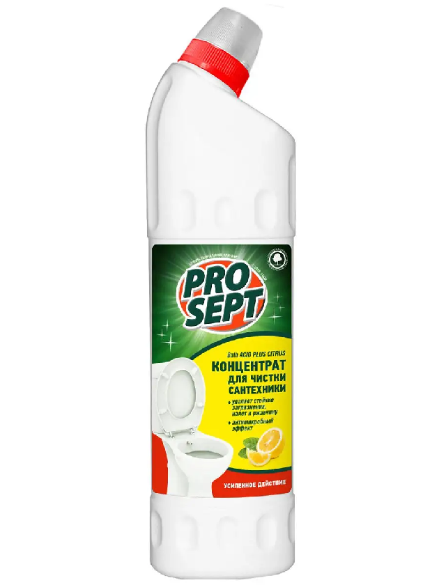 Средство Prosept Bath Acid для удаления ржавчины и минер.отложений с ароматом цитруса 0.75л 294-075294-075- купить в АПлайн