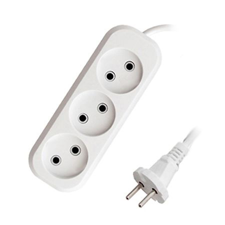 Удлинитель 3х3м без заземления 10А(2х0.75мм2) (для маломощных приборов) СТАРТ 11778 /653/