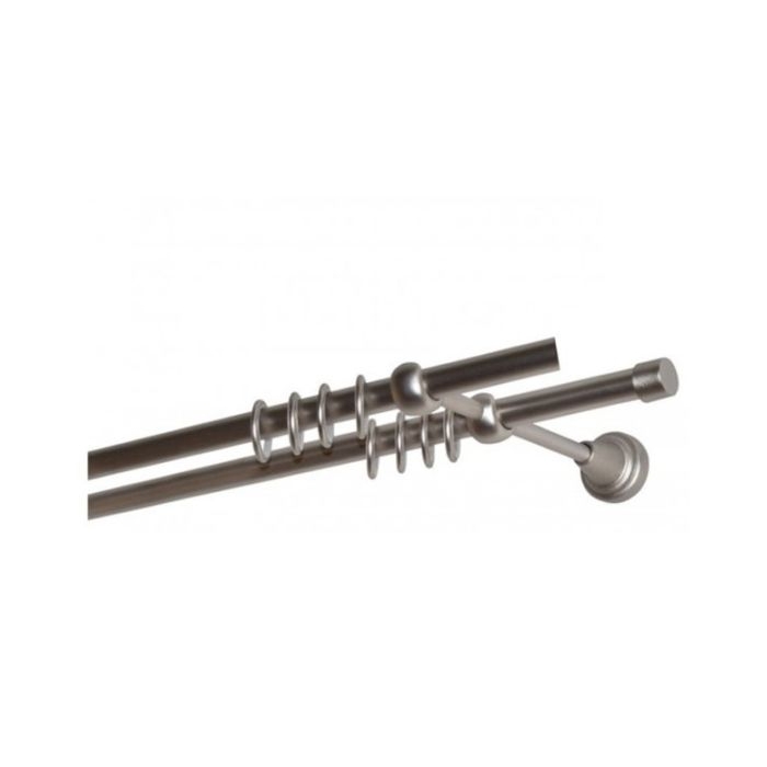 Карниз 28+16мм DIY в коробе, двойной, откр.кр-н (500) сатин 3,0м (U)