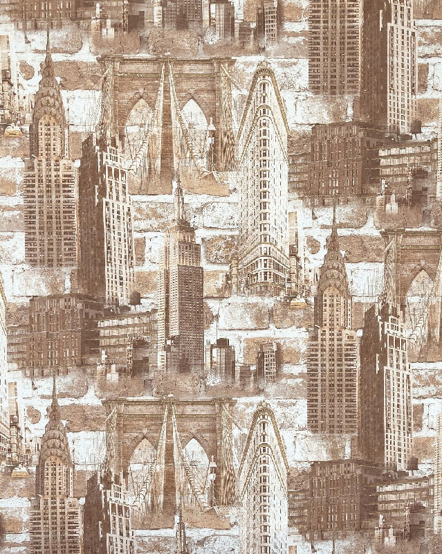 Обои виниловые на флизелиновой основе Solo New York 1,06х10м 8741-258741-25- купить в АПлайн