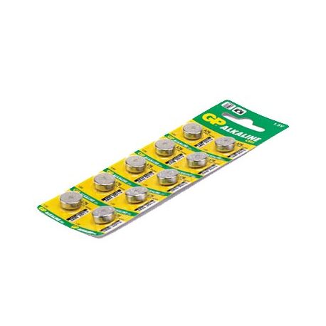 ЭЛЕМЕНТ ПИТАНИЯ "GP" ТАБЛЕТКА 177F-BC10  10ШТ /690/