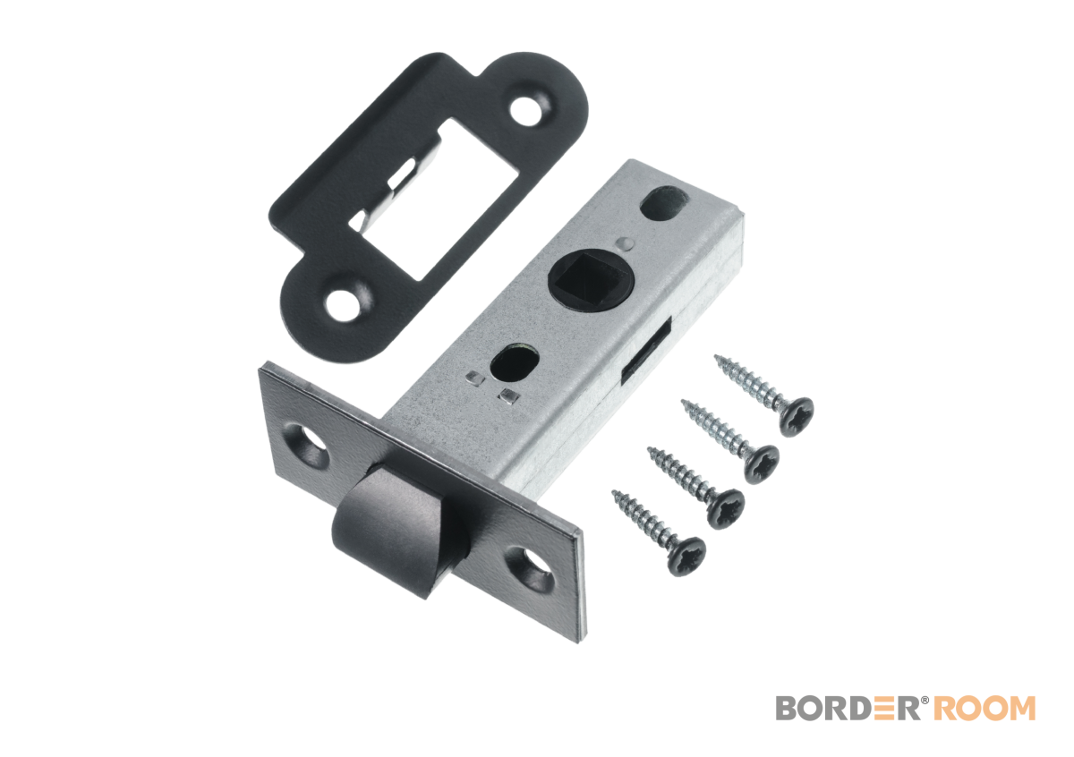 Защелка дверная Border Room L-45 81790 черный - а488 - купить в АПлайн