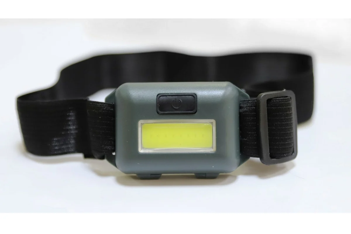 Фонарь налобный ULTRAFLASH черный 0,95Вт до 15М 2 РЕЖ LED5356 (3xR03) COB(49lm) /173