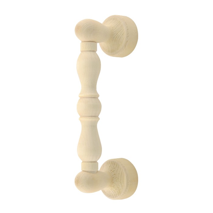 Ручка деревянная РС-160 круглая (резная банная)1-0780- купить в АПлайн