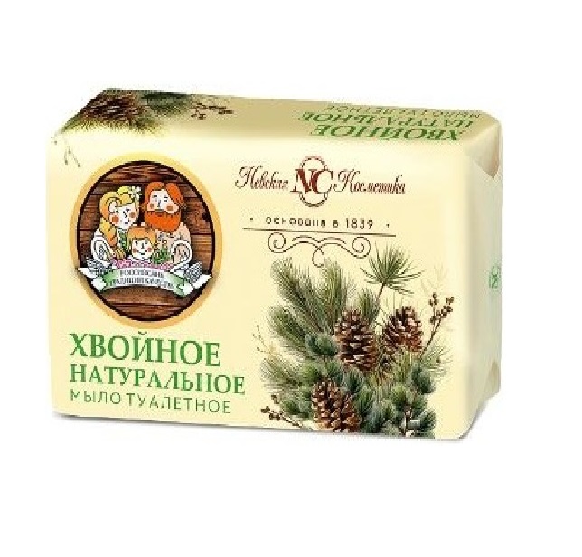 Мыло туалетное Хвойное натуральное НК 180г 102276