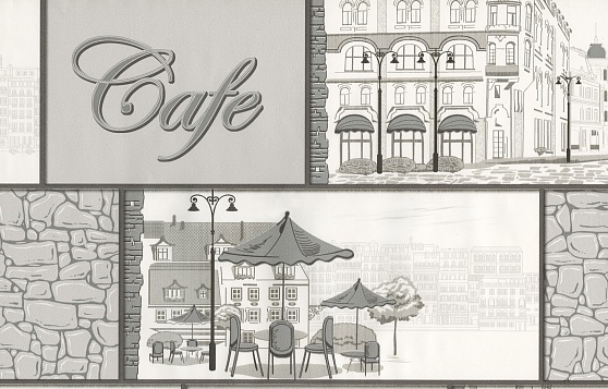 Обои бумажные моющиеся Брянск Париж 3 0,53х10м С1БР-ГП