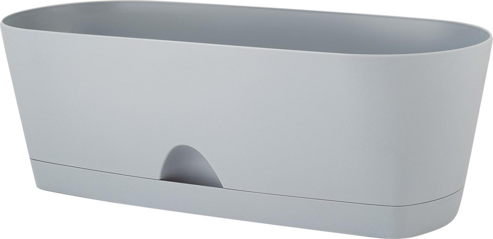 Ящик балконный пласт. InGreen Amsterdam 40см прикорневой полив утренний туман IG620510025