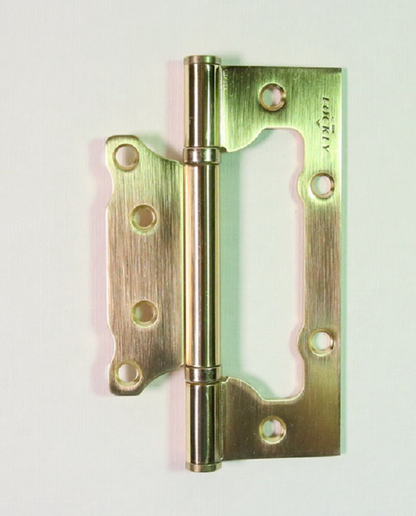 Петля накладная (бабочка) LOCKLY 125*75*2,5 матовое золото (2шт)7-611- купить в АПлайн