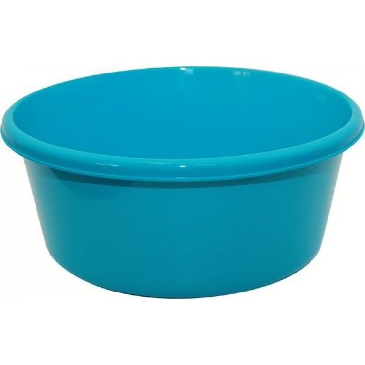 Таз пласт. 11л круглый бирюзовый М2513
