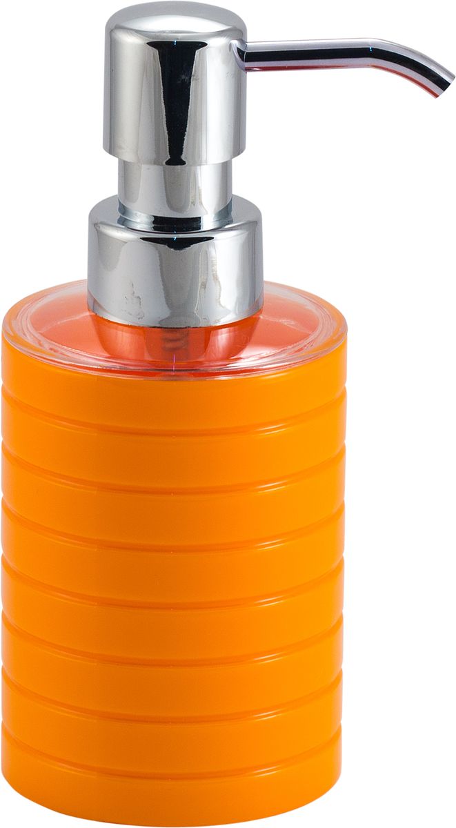 Дозатор для жидкого мыла "TRENTO" пластик оранжевый SWP-0680OR-A