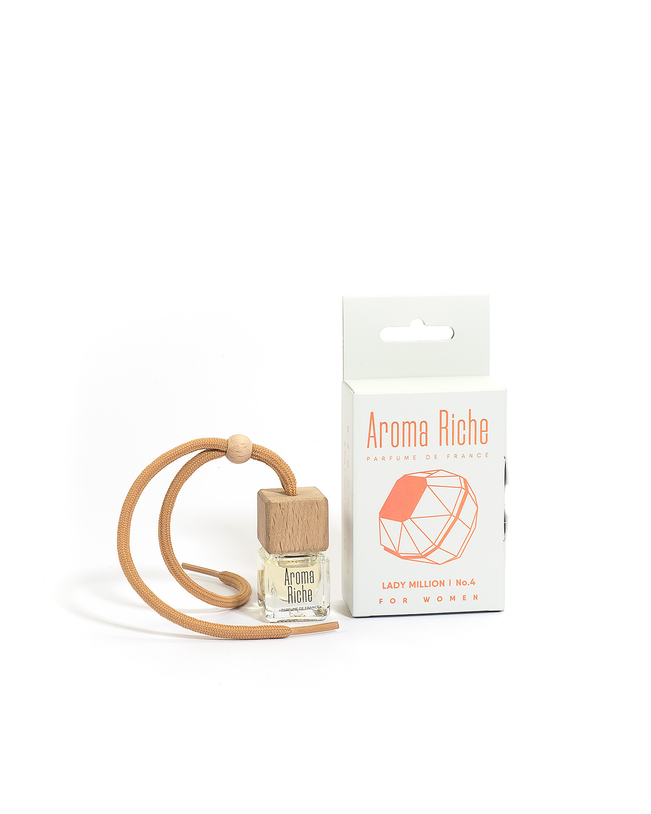 АРОМАТИЗАТОР ГЕЛЕВЫЙ AROMA RICHE ЖЕНСКИЙ АРОМАТ LADY MILLION №4 ( PACO RABANNE)