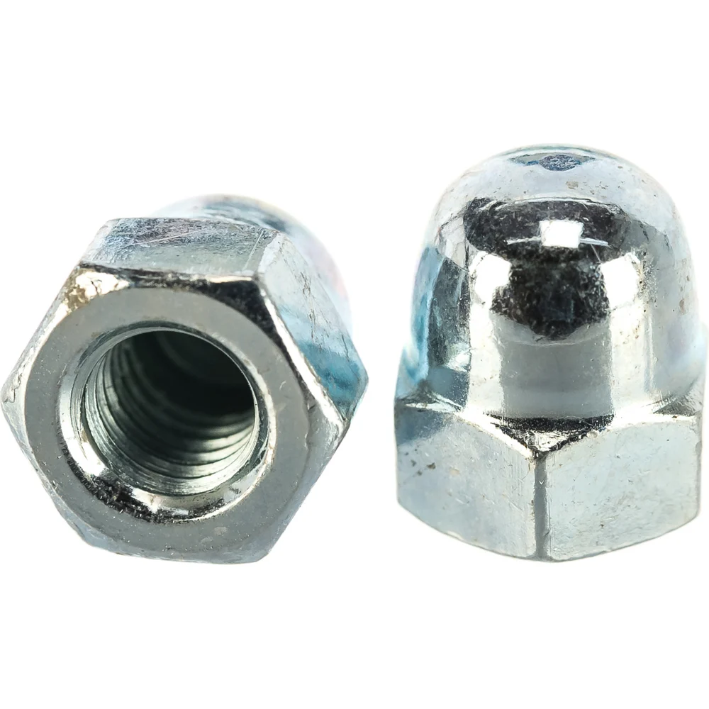 Гайка колпачковая М6 DIN 1587 цинк (6шт) пакет БИСКРЕП8-00316- купить в АПлайн