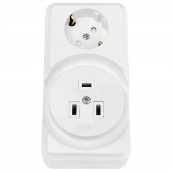 Блок для эл.плит белый (роз.с заземл.16А+ РШ 2P+PE 32А) ОУ 250В БРА32-016 Bylectrica 696227696227- купить в АПлайн