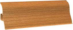 Плинтус 52мм 2,5м "Абсолют", Бук темный