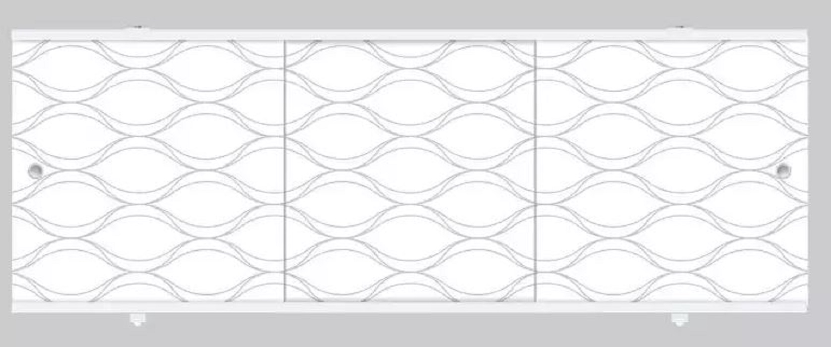 Экран для ванн МЕТАКАМ "Премиум А" светло-серый 1,480 м арт.046678046678- купить в АПлайн