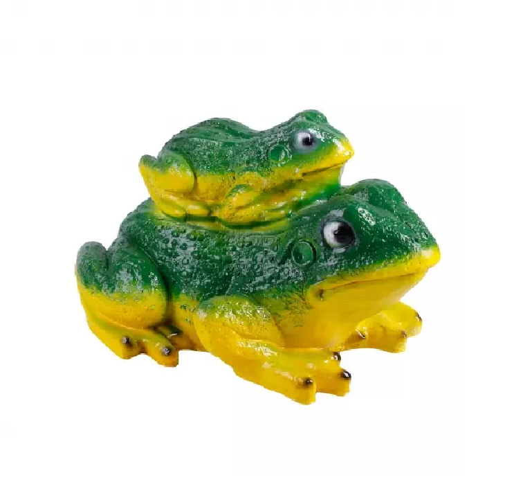 Фигура садовая гипс Две жабы 160х270мм арт.2