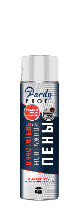 Очиститель пены HARDY 650мл /1489/4100011811- купить в АПлайн