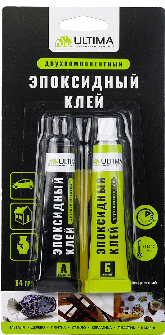 Клей эпоксидный Ultima Epoxy бесцветный 7+7грULTEp7_01- купить в АПлайн