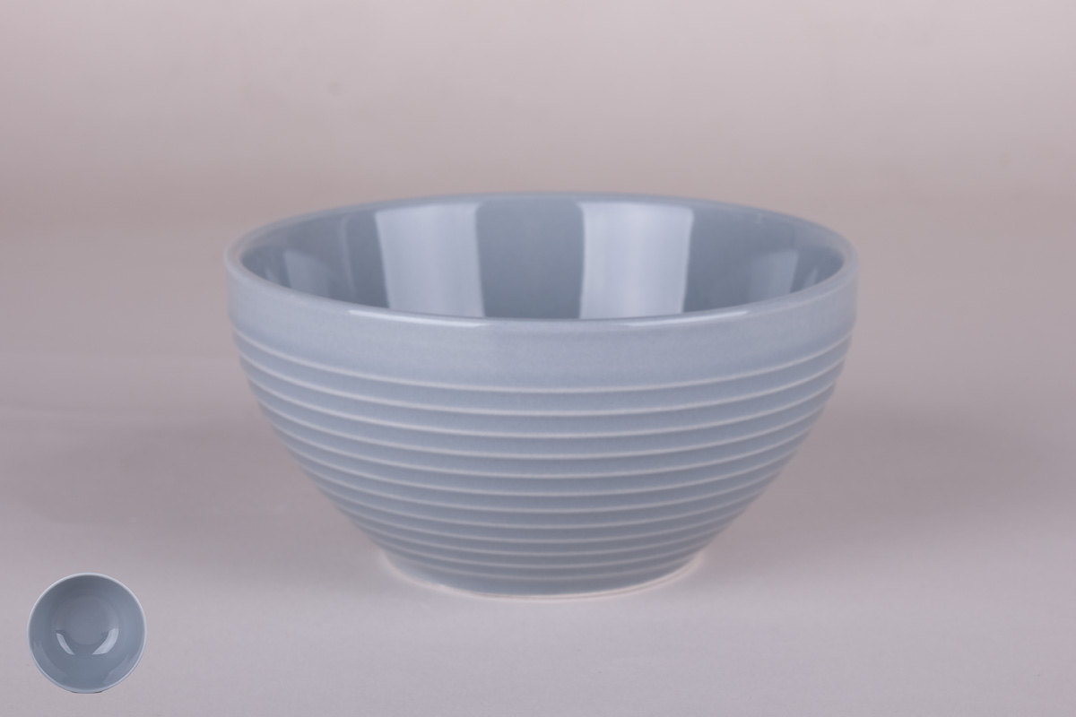 Салатник фарфор. Gray 400мл 12см 7919