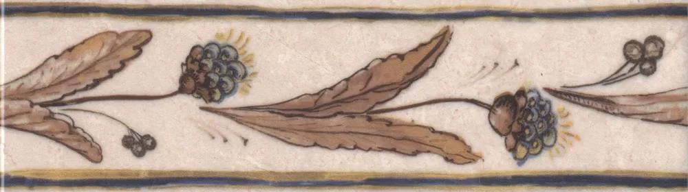 Бордюр Вилла Флоридиана глянцевый AD\A257\8245 20x5,7см