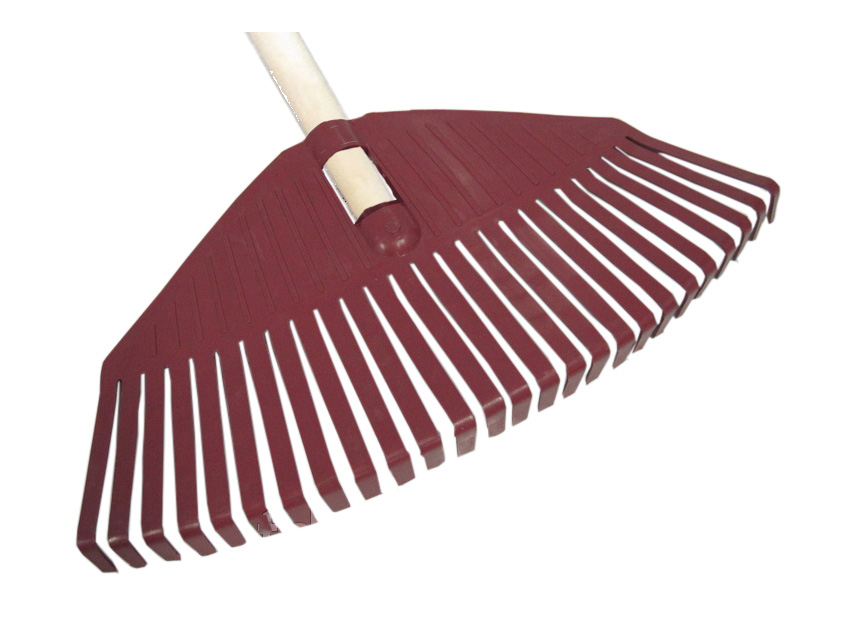 Грабли веерные пласт. 26 зубьев с черенком