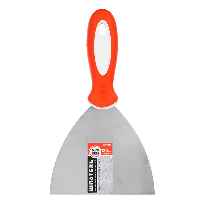 Шпатель малярный 120мм двухкомпон. ручкая Korvus 1203012