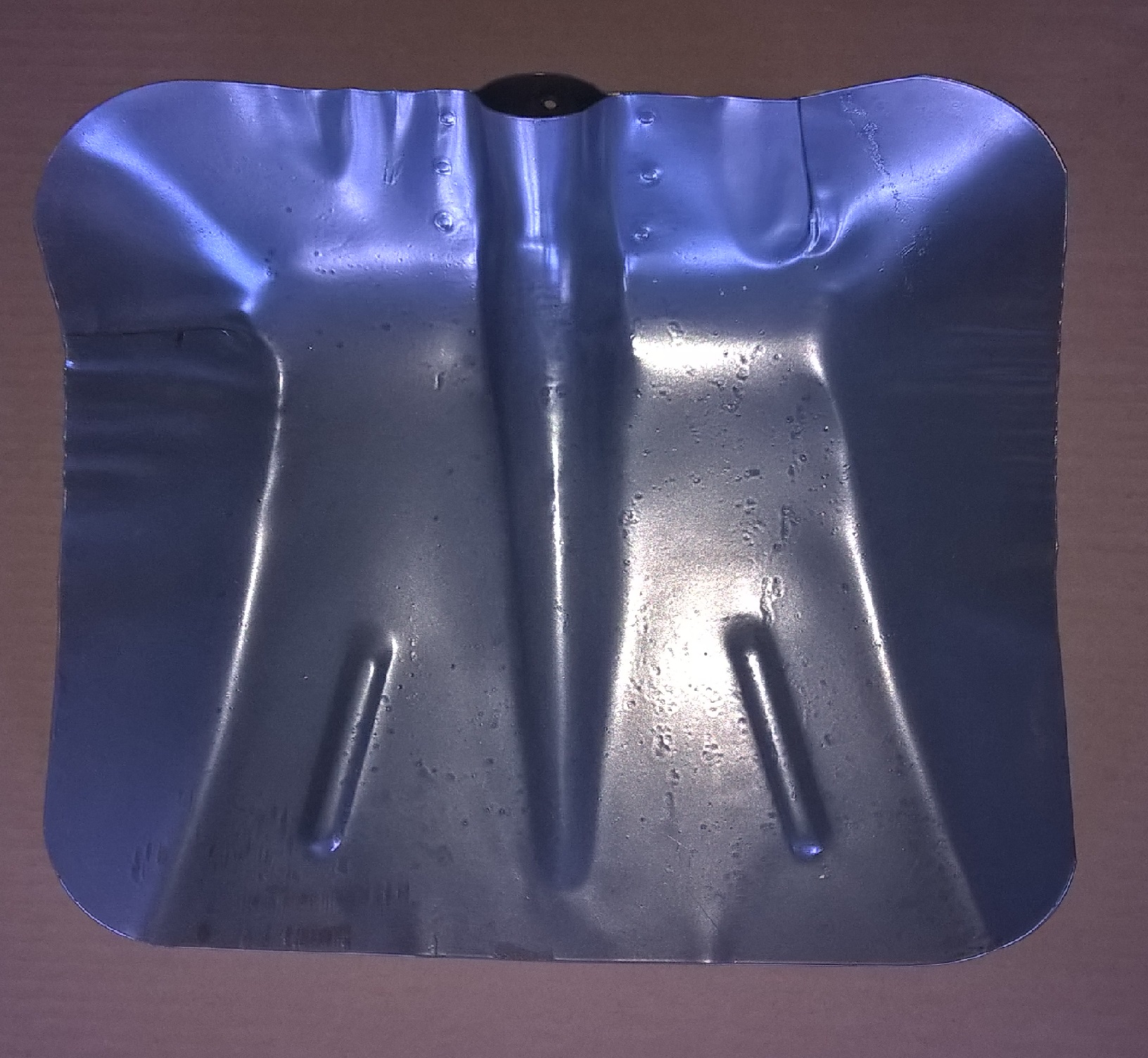 Лопата снеговая оцинк. ЛЗ 360х380мм без планки, без черенка СУ163