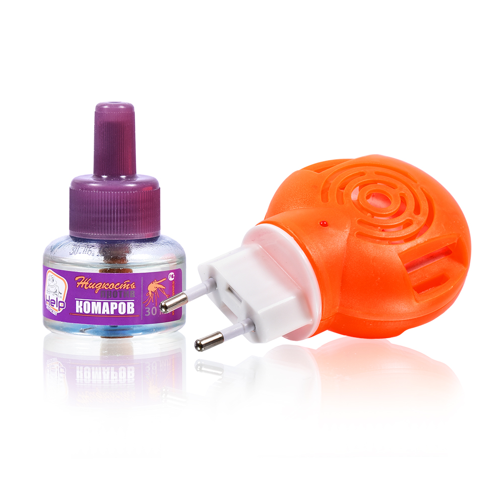 Комплект от комаров HELP фумигатор и жидкость 30 ночей инсектицидная 80502