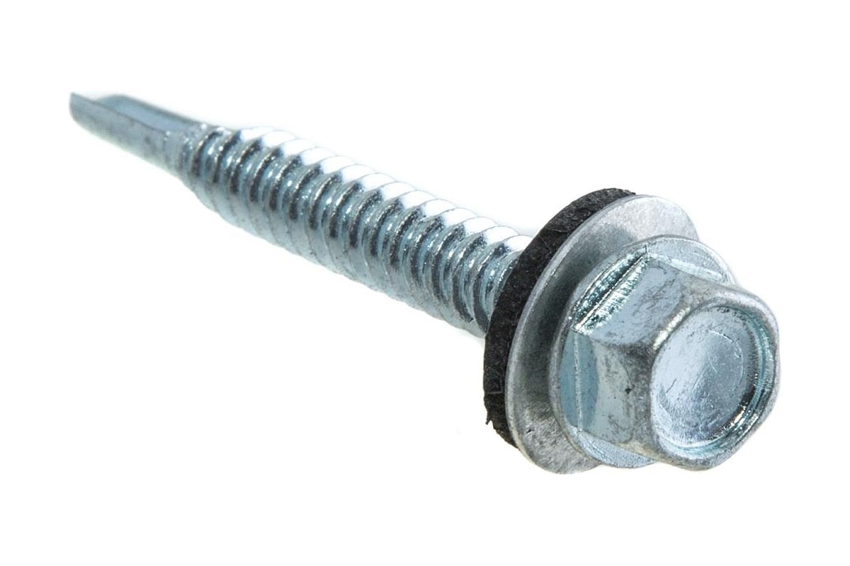 Саморез кровельный 4,8х28 цинк контейнер (70шт) ГОСКРЕП