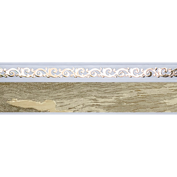 Бленда Ажур Золото Версаче Белая 0,05х2,6м