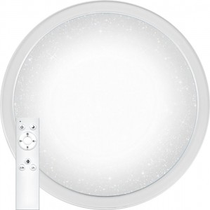 СВЕТИЛЬНИК СВ/Д ЛЮСТРА "FERON" 70W(5300lm) 2K-4K-6K d495x80 пульт кант STARLIGHT(Saturn)AL5000 - AL 5000 - купить в АПлайн