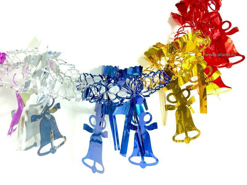 Гирлянда подвеска Колокольчики МС09-48