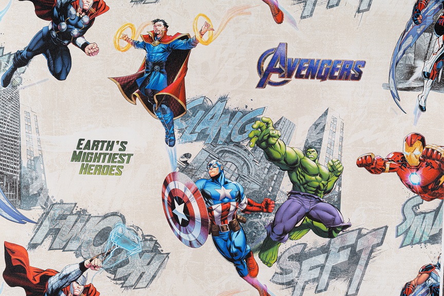 Обои виниловые горячего тиснения на флизелиновой основе Артекс Герои 1,06х10м 10908-02