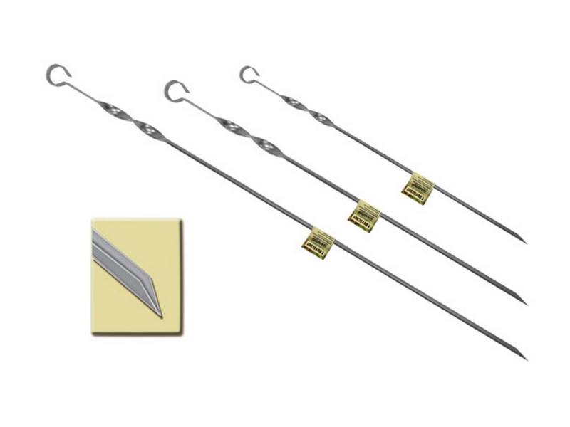 Шампур угловой BOYSCOUT 450х10х1мм нерж. сталь 61022