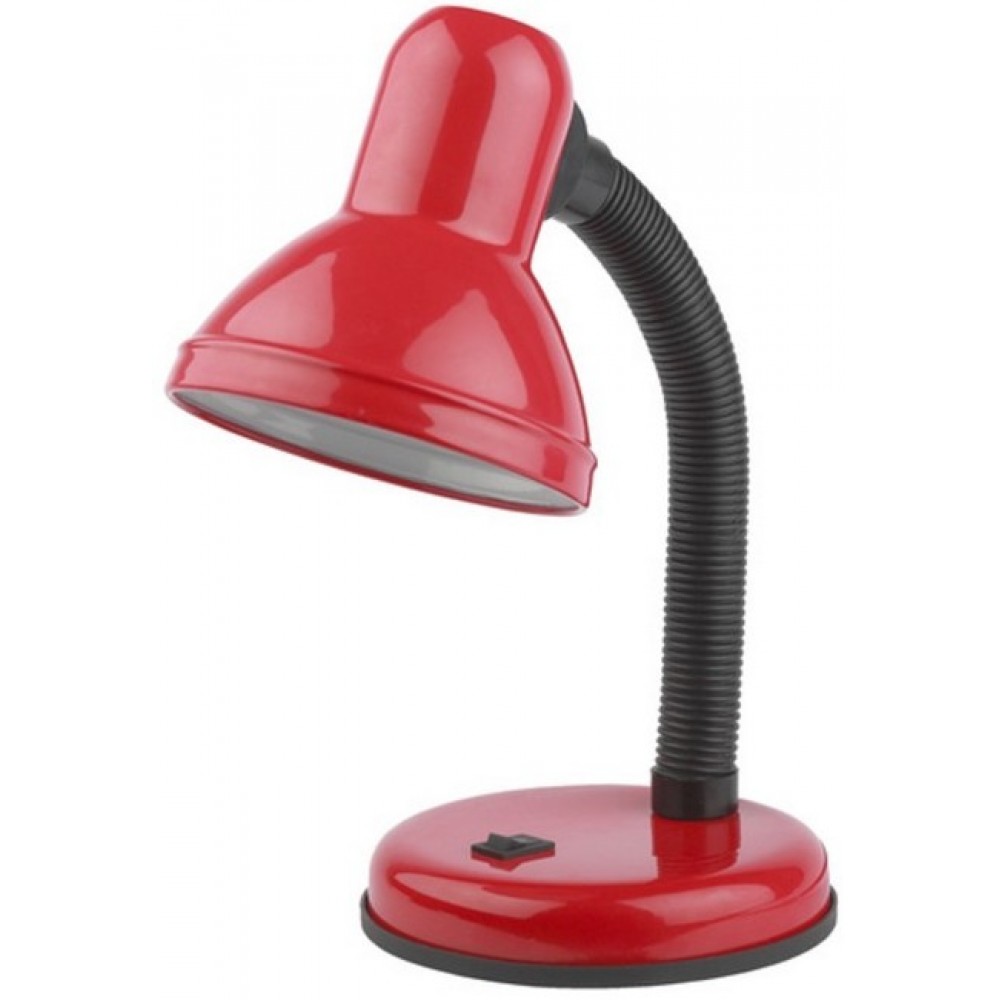 СВЕТИЛЬНИК НАСТОЛЬНЫЙ (НА ОСНОВАНИИ) "ЭРА" N-120-E27-40W-R КРАСНЫЙ (622)