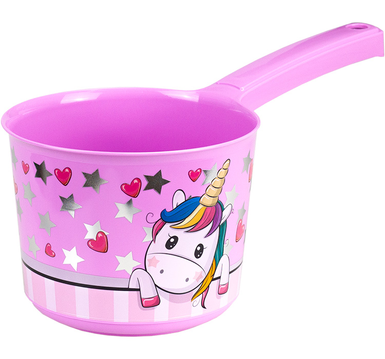 Ковш пласт. 1,5л Деко единорог М1218