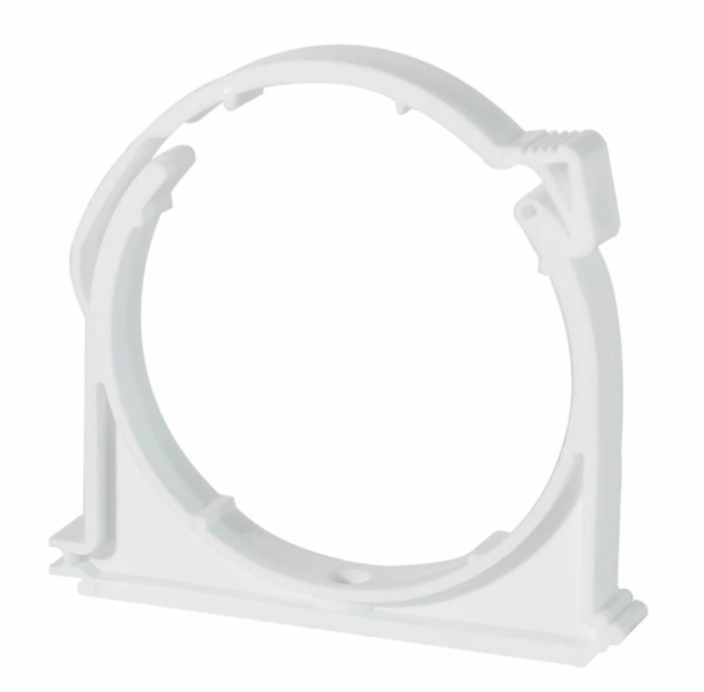 Хомут канализационный пластиковый белая малошумная d110