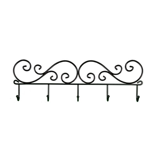 Вешалка металл. КРУЖЕВА 5 черная ВН 276 Ч