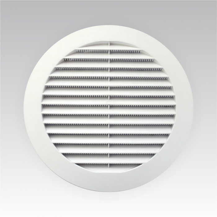 Решетка вентиляционная ERA D150 с фланцем D125 с сеткой 12РКС 