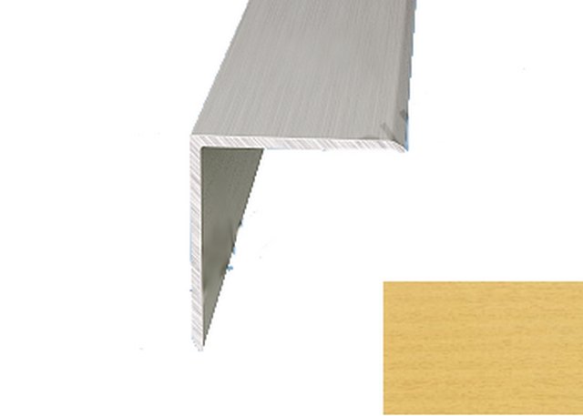 Порог-угол 1,0м 20х20мм У6.43, Бук