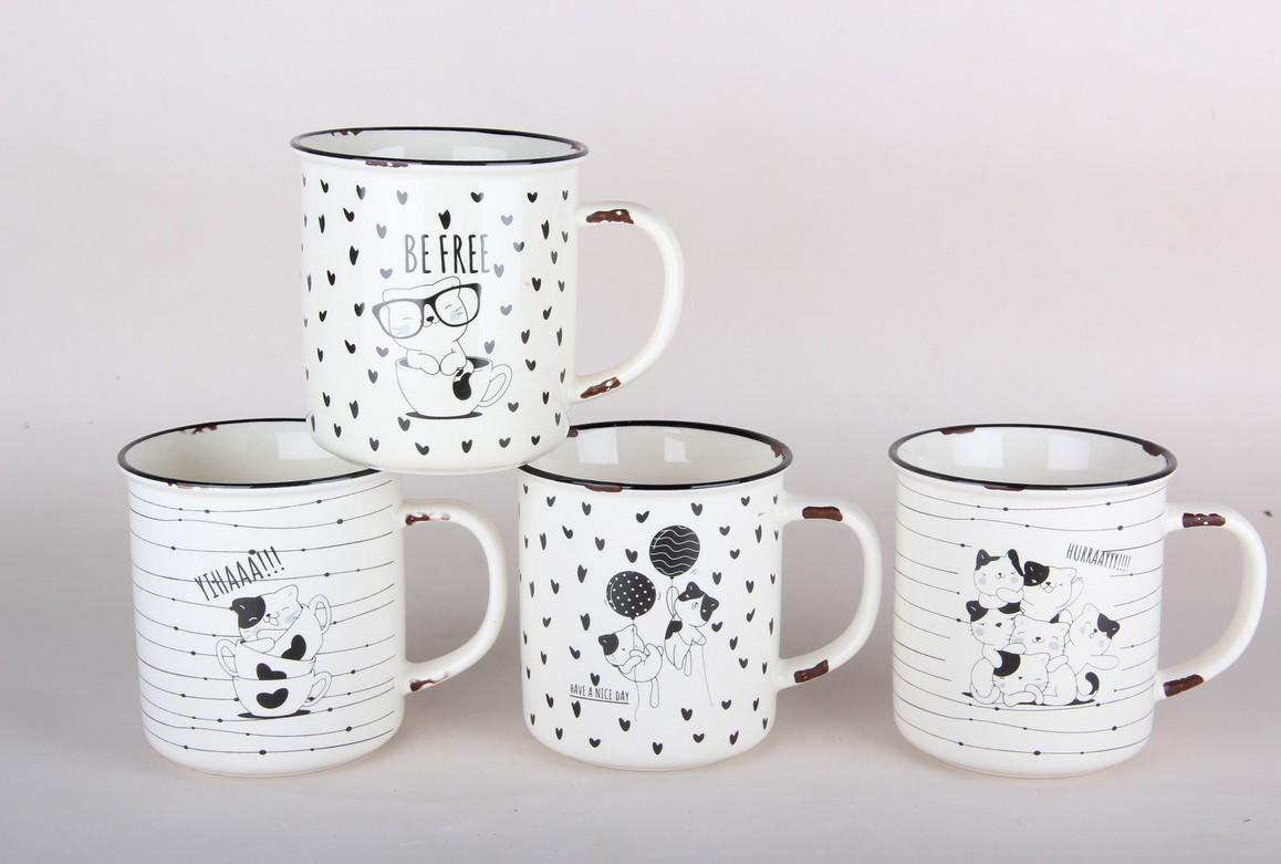 Кружка керам. Cat 440мл 8669