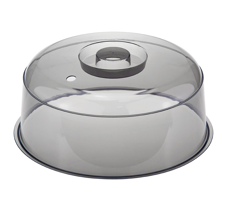 Крышка пласт. М-пластика для СВЧ-печи 245мм черная прозрачная М1415М1415- купить в АПлайн