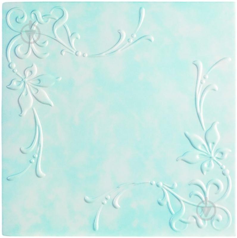 Плитка потолочная "Лагом" голубая эксрузионная № 3802 DETP-038020-BL-0036 (блист.8 шт)DETP-038020-BL-0036- купить в АПлайн