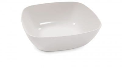 Тарелка пласт. Квадро бежевая М8041