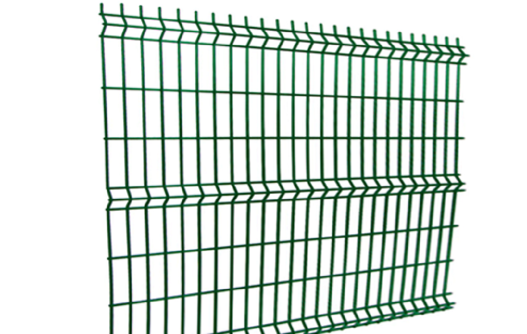 Сварная панель 3D Лайт (для забора) 60/2.0х2,5м /3мм/4Р/ ОЦ ППК RAL 6005 (зеленый)