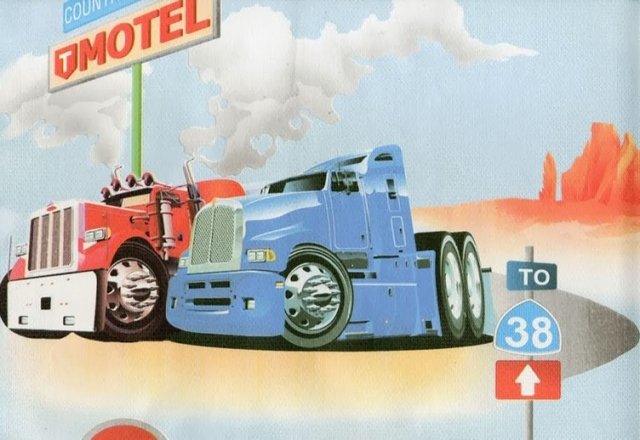 Обои бумажные симплекс Брянск Машинки 4 0,53х10м С6БР-ГП