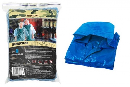 ДОЖДЕВИК BOYSCOUT ПОЛИЭТИЛЕНОВЫЙ /384/48 АРТ.61190