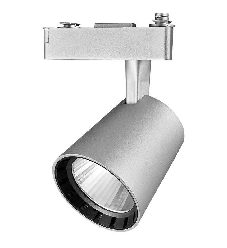 СВЕТИЛЬНИК СВЕТОД. JAZZWAY ТРЕКОВЫЙ СЕРЫЙ 30W(3000Lm 24°) 4000К 95x105x140 IP40 PTR 0330 .5023802